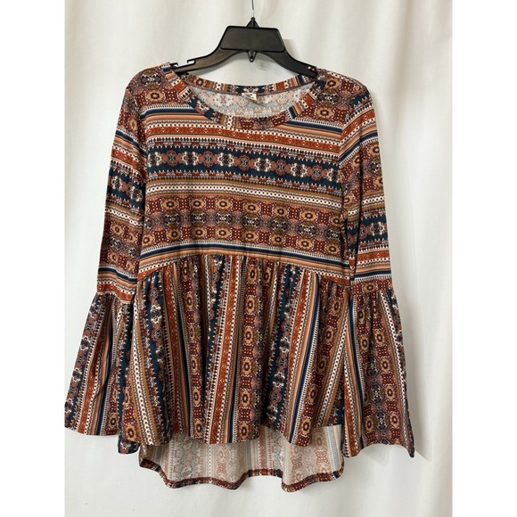 Sew In Love Tops - Sew In Love Top Womens Large Bell Sleeve‎ Boho Festival Hippie S4